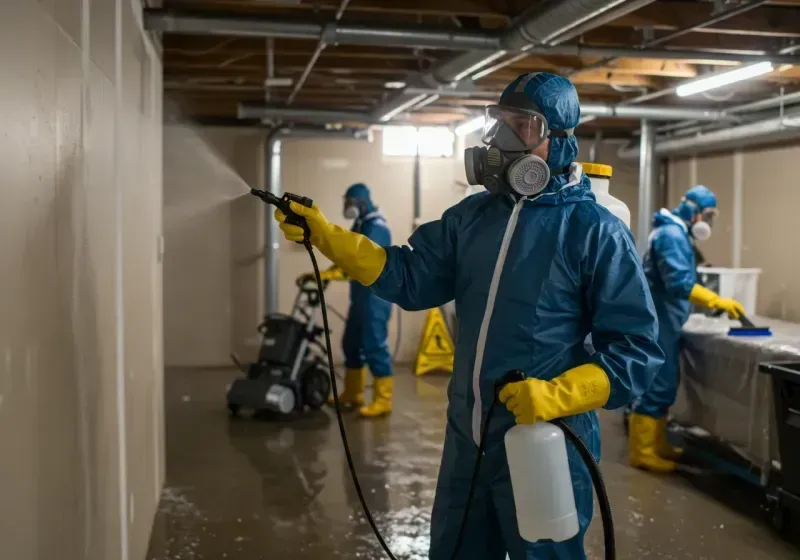 Basement Sanitization and Antimicrobial Treatment process in Fallon, NV